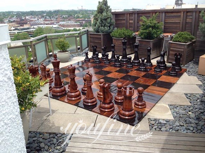 Fiberglass Large Outdoor Chess Statue for Sale FOKK-023 - Fiberglass Statue - 11