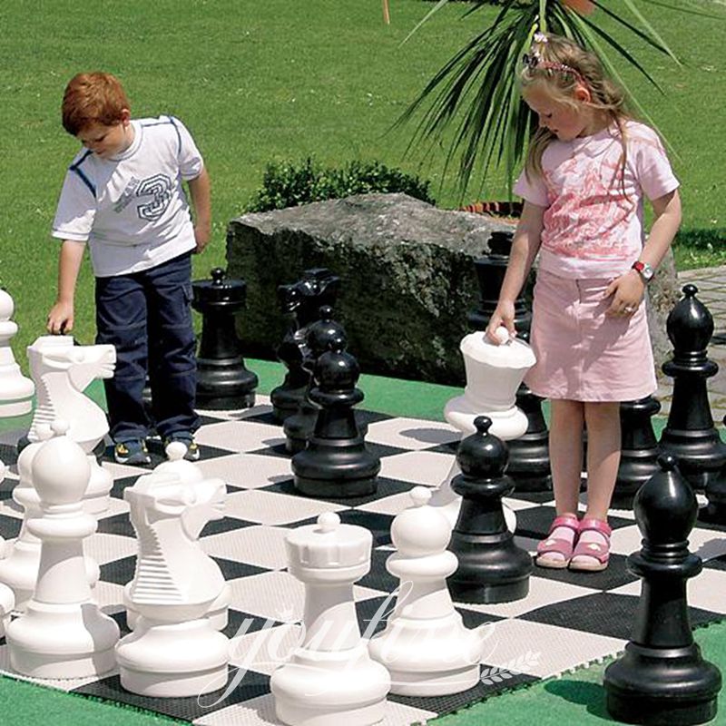 Fiberglass Large Outdoor Chess Statue for Sale FOKK-023 - Fiberglass Statue - 2