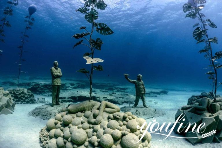 Underwater Statues Art hidden under water YouFine Bronze Sculpture