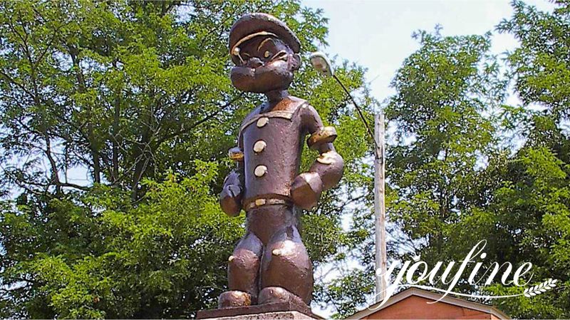 Custom Made Bronze Cartoon Popeye Statue for Sale BOK1-450 -  - 1