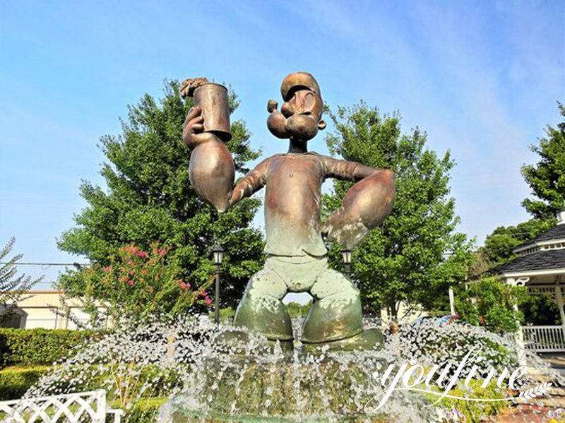 Custom Made Bronze Cartoon Popeye Statue for Sale BOK1-450 -  - 7