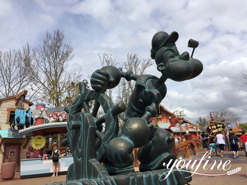 Custom Made Bronze Cartoon Popeye Statue for Sale BOK1-450 -  - 6