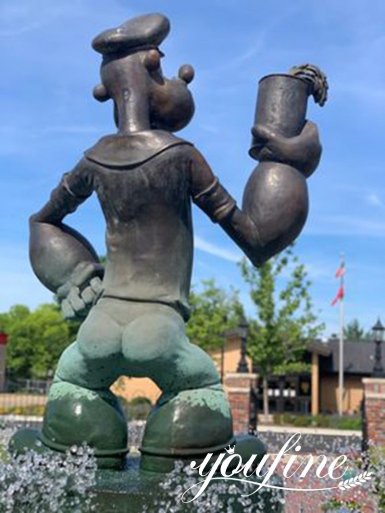 Custom Made Bronze Cartoon Popeye Statue for Sale BOK1-450 -  - 4