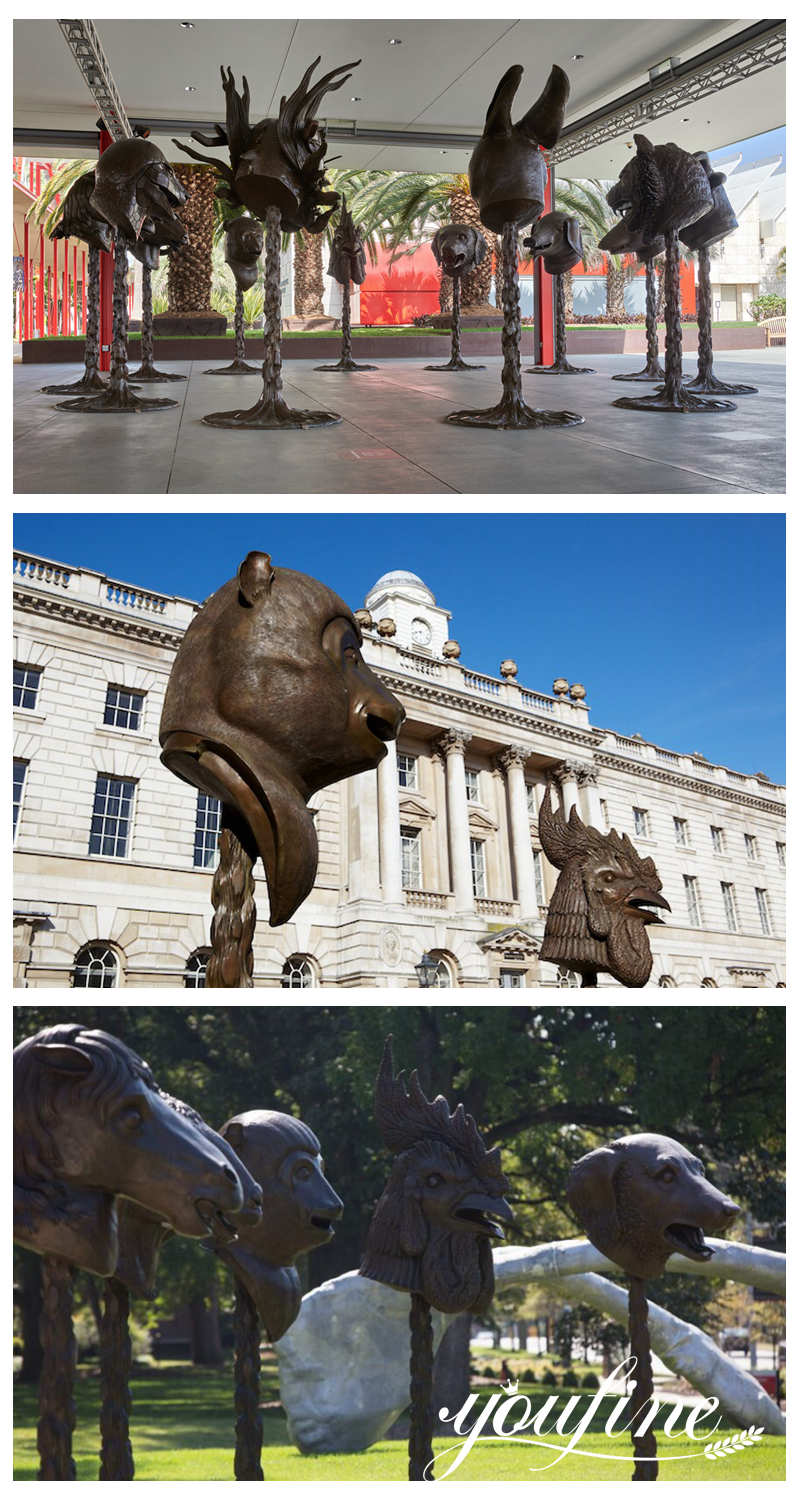 12 Bronze Chinese Zodiac Statue YouFine Sculpture