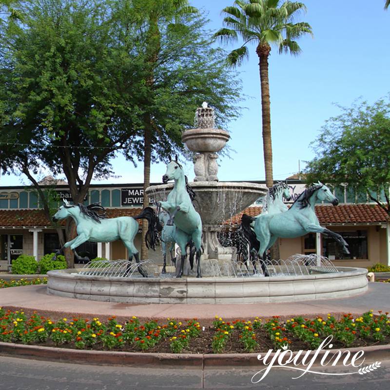 Garden-Bronze-Horse-Fountain