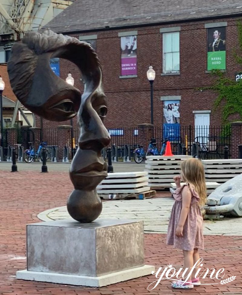 Custom Bronze Michael Alfano Replica Sculpture for Sale BOK1-470 - Abstract Bronze Sculpture - 2