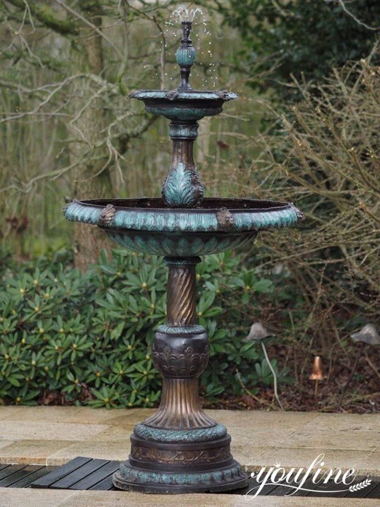antique bronze fountain -2