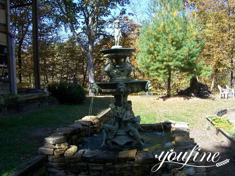 bronze water fountain