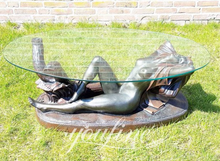femme-sculpture-bronze-table-basse