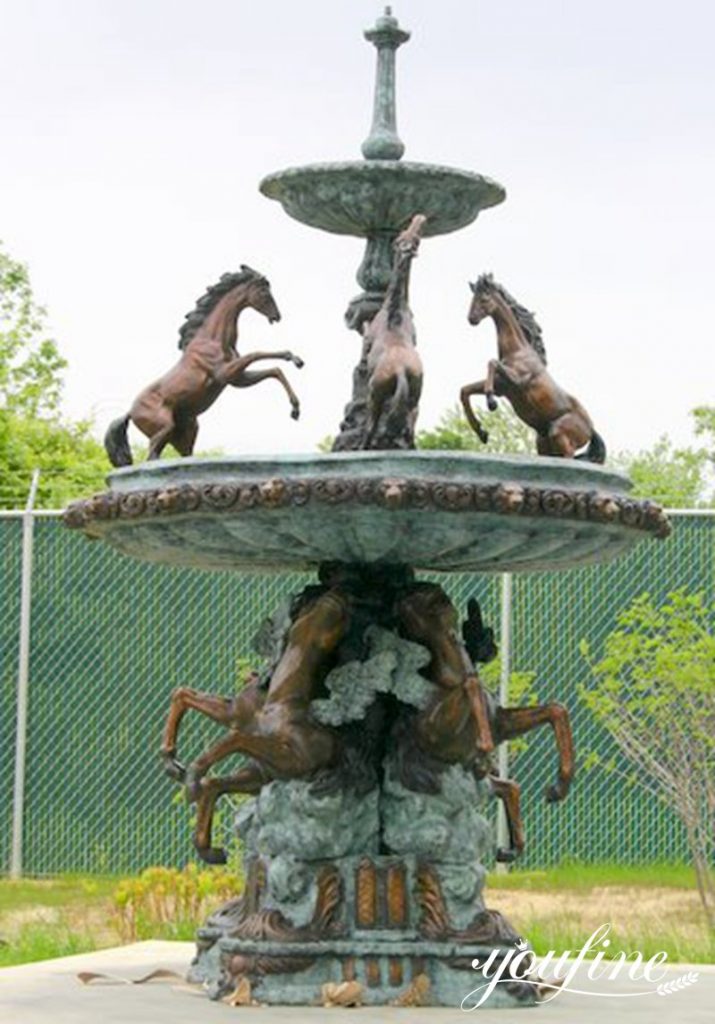 high quality bronze water fountain