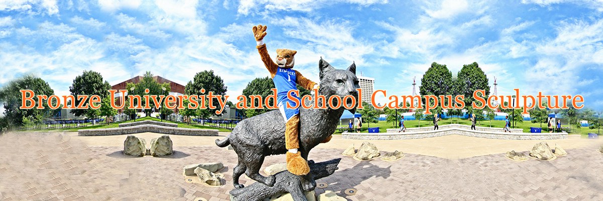 Bronze University and School Campus Sculpture