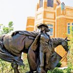 Cowgirl Statue