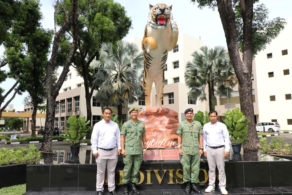 High Quality Jumping Tiger Sculpture BOKK-392 - Bronze Tiger Statue - 9 wildlife High Quality Jumping Tiger Sculpture feedback