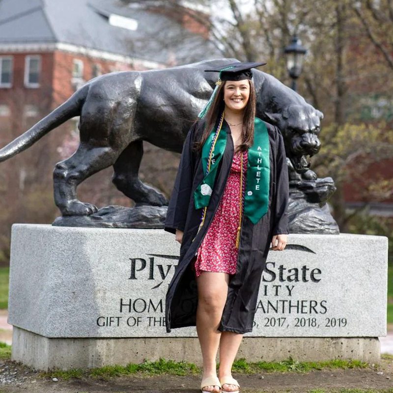 Lifelike bronze panther