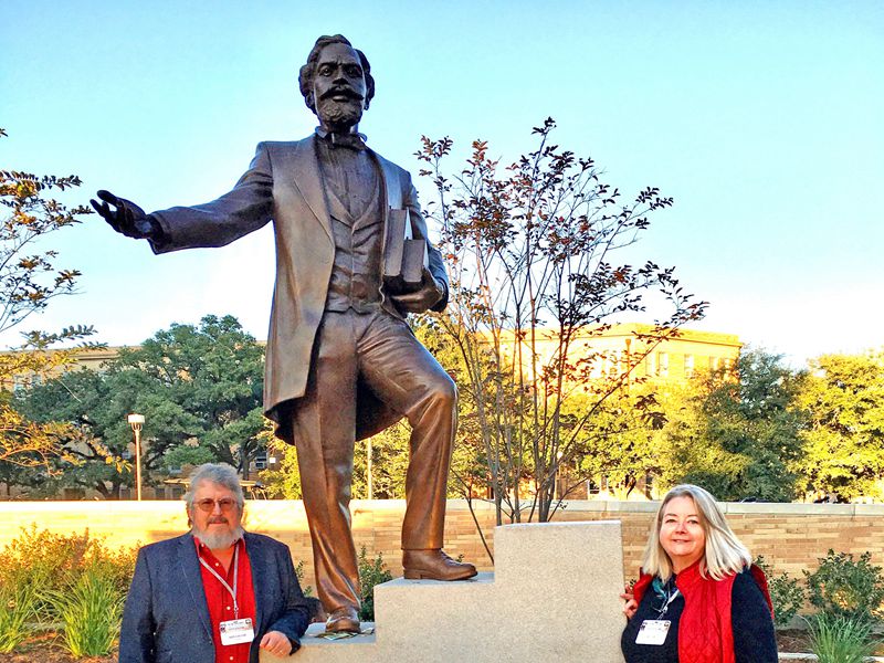 Texas A&M Unveils Statue Of Sen. Matthew Gaines