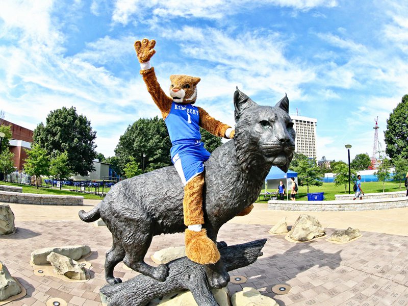 campus sculpture Wildcat