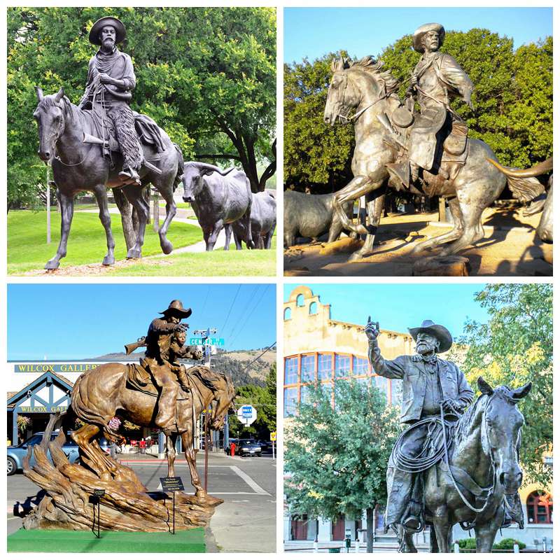 National Cowgirl Museum Art Bronze High Desert Princess Statue BOK1-482 - Bronze Garden Statue - 8