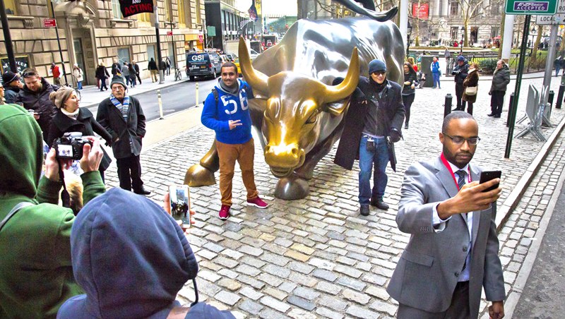 Charging Bull statue