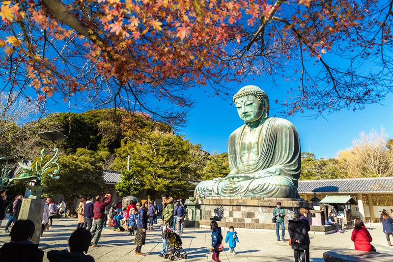 The Great Buddha in Kamakura Japan