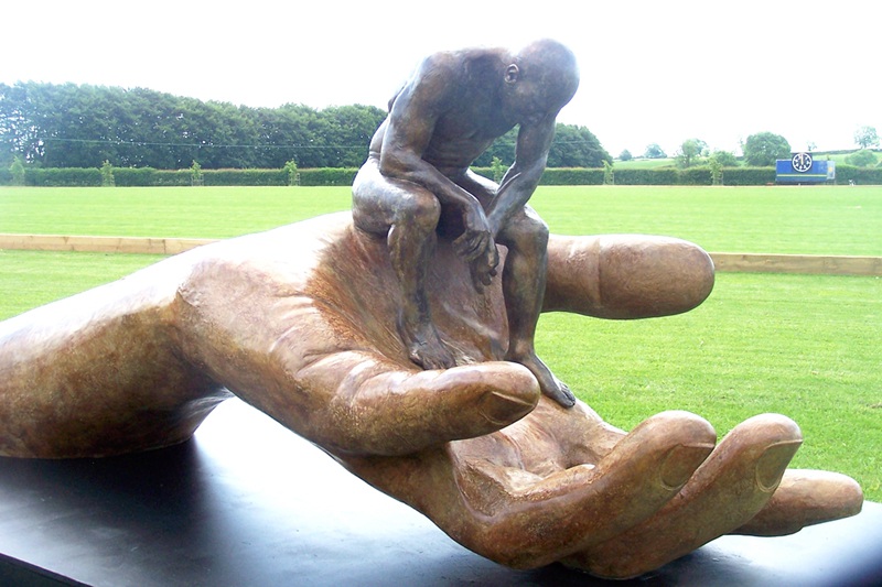 The Hand of God statue