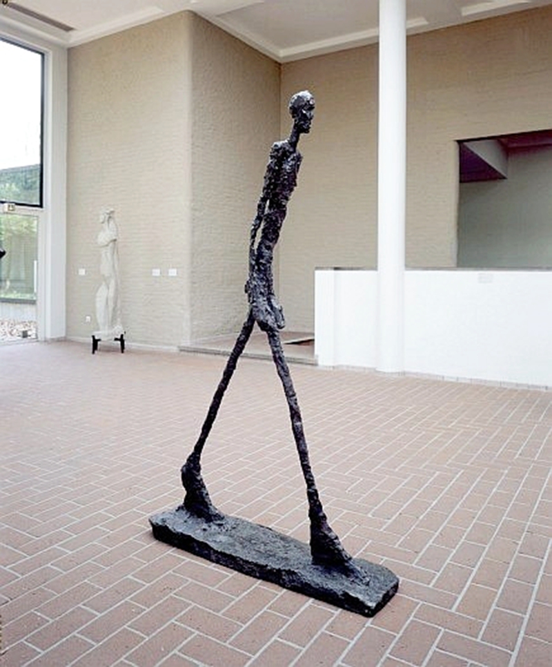 The Walking Man bronze statue