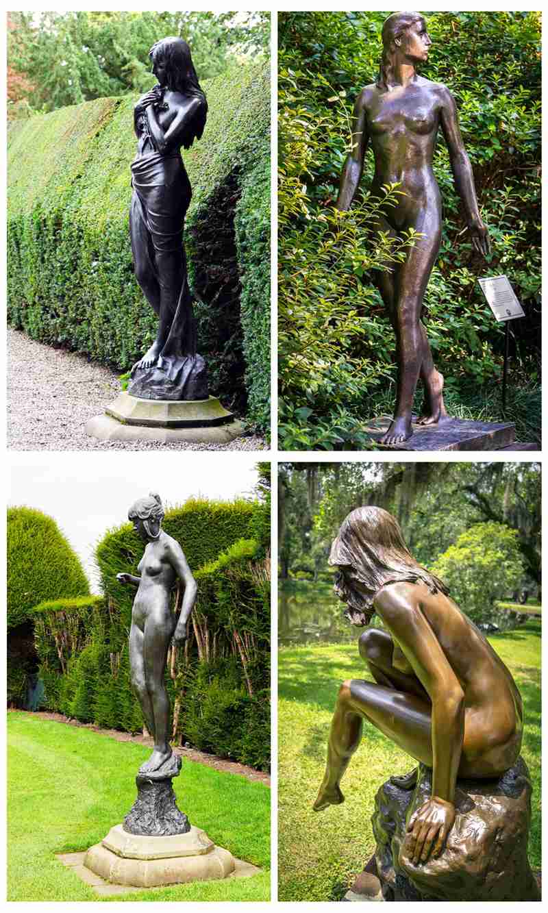 Metal Art Modern Bronze Nude Girl Statue for Sale BOKK-759 - Bronze Nude Sculpture - 5