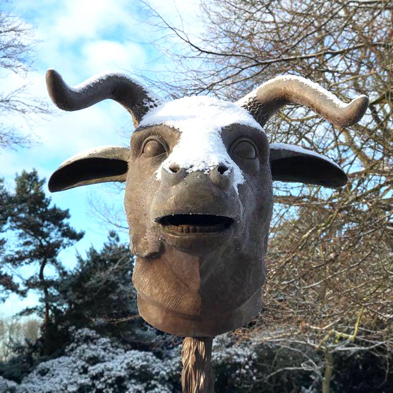 Bronze zodiac art bull sculpture