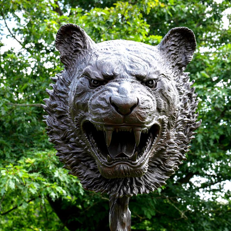 Bronze zodiac art tiger sculpture