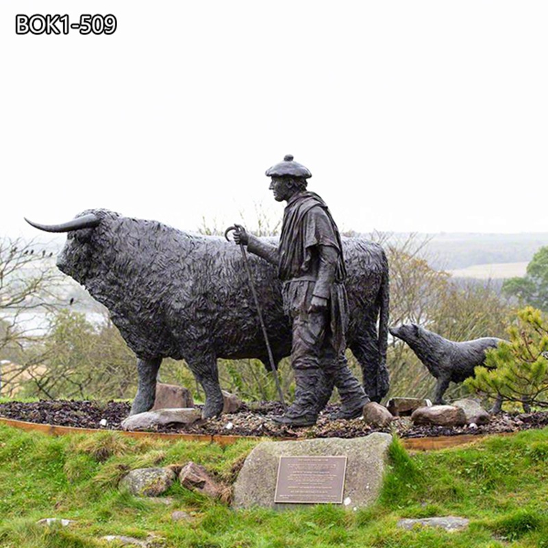 Highland Cattle Statue
