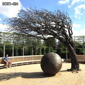 Large Bronze Sculpture His Mind’s Eye Tree Art