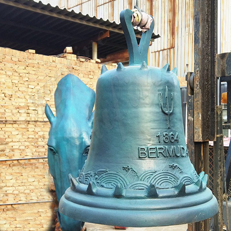 Customized Large Bronze Church Bell for Sale - Bronze Garden Statue - 3