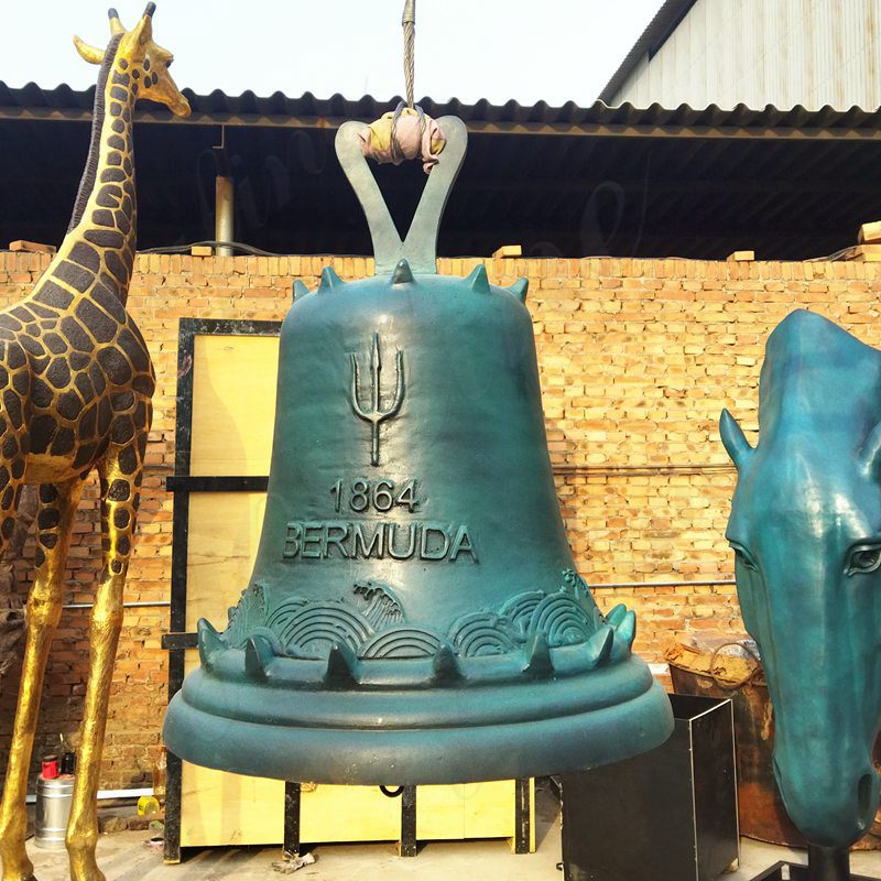 Customized Large Bronze Church Bell for Sale - Bronze Garden Statue - 2