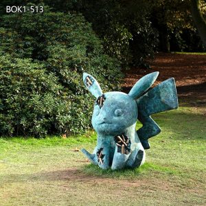 Life-size Bronze Pikachu Statue Daniel Arsham Pokemon Art