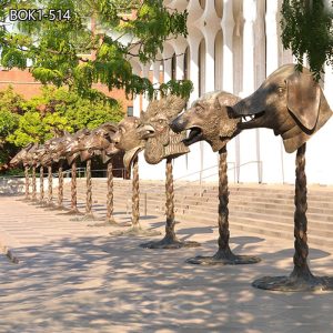 12 Zodiac Sculpture Bronze Animal Bust Art