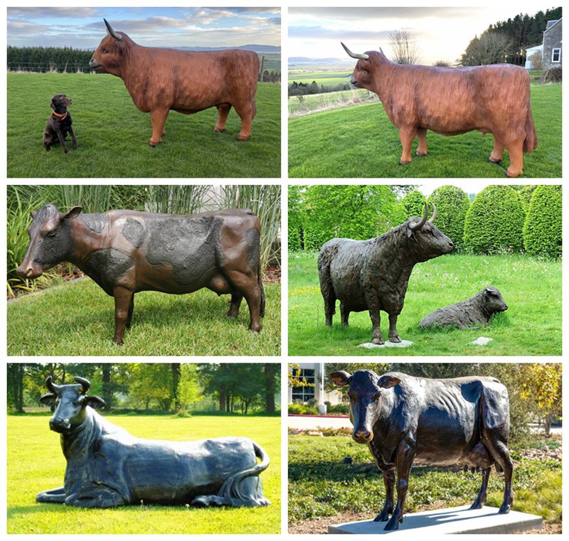 outdoor-cow-statues