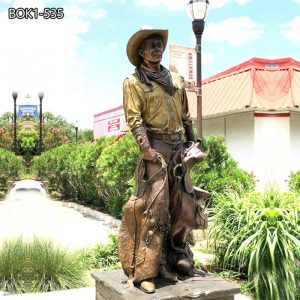 Life Size Bronze Cowboy Statue for Sale