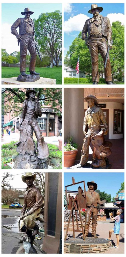 famous bronze cowboy statues