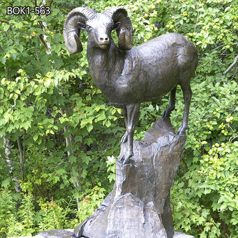 Big Horn Sheep garden sculpture