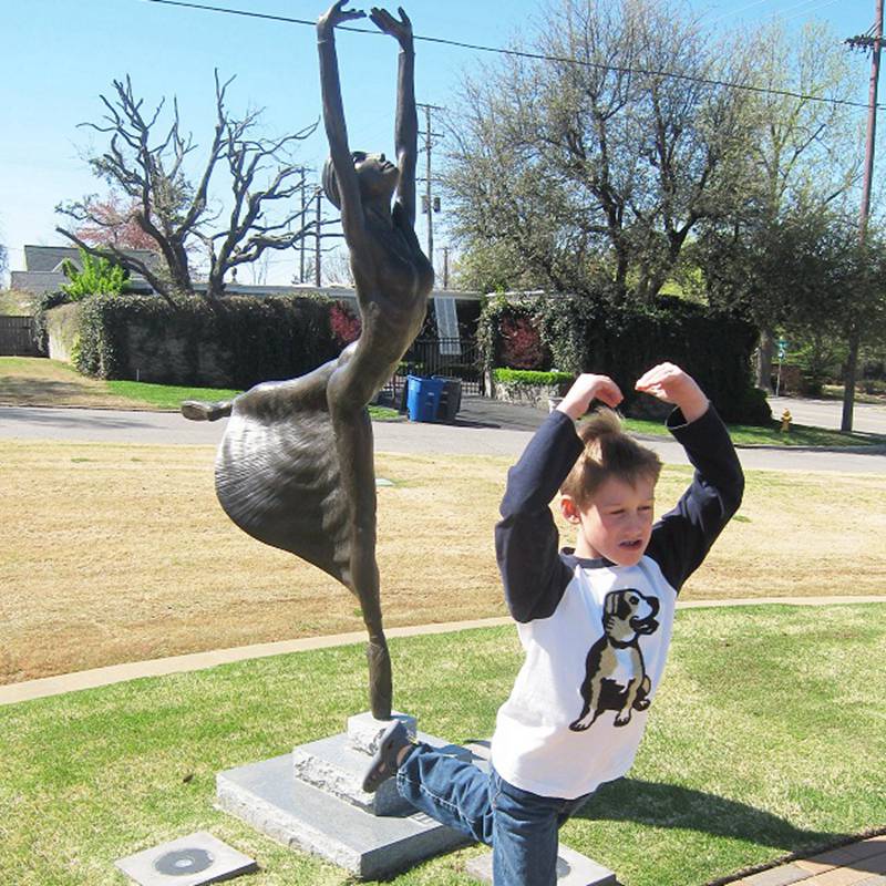 Bronze Ballet Girl Statue
