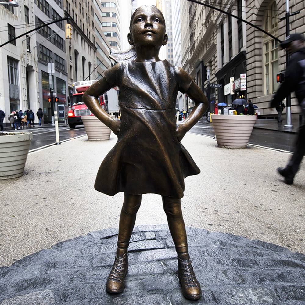 Bronze Fearless Girl Replica