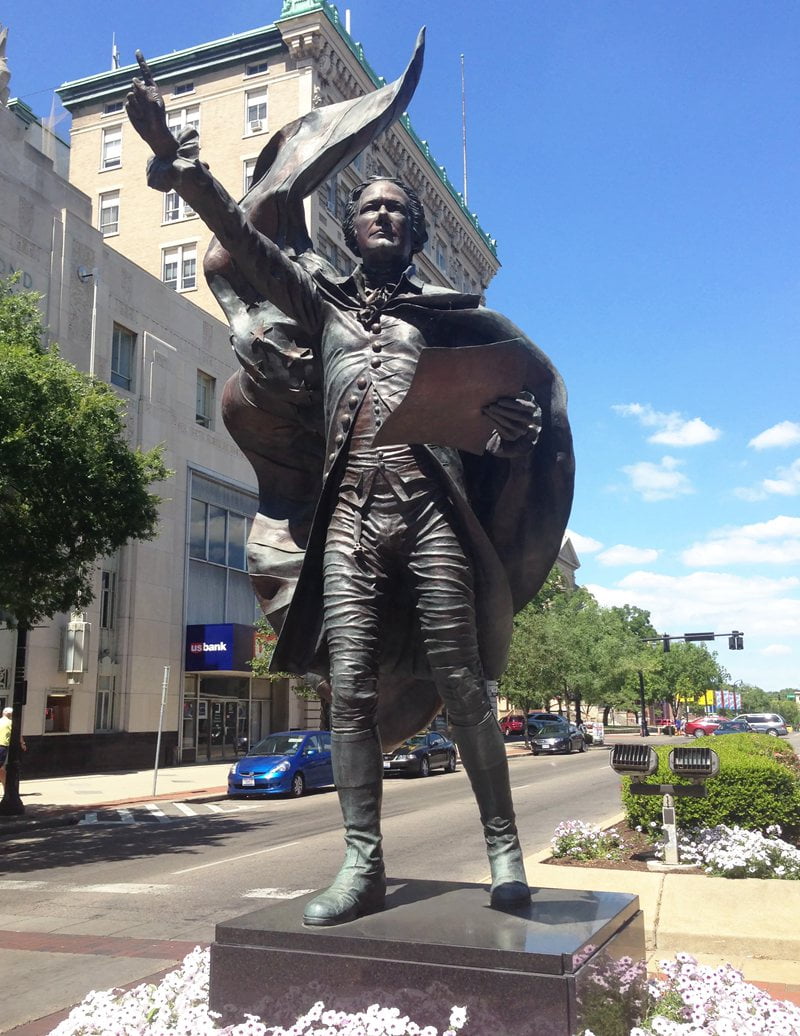 Custom Made Bronze Monument of Alexander Hamilton