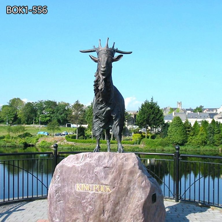 Life-Size Bronze King Puck