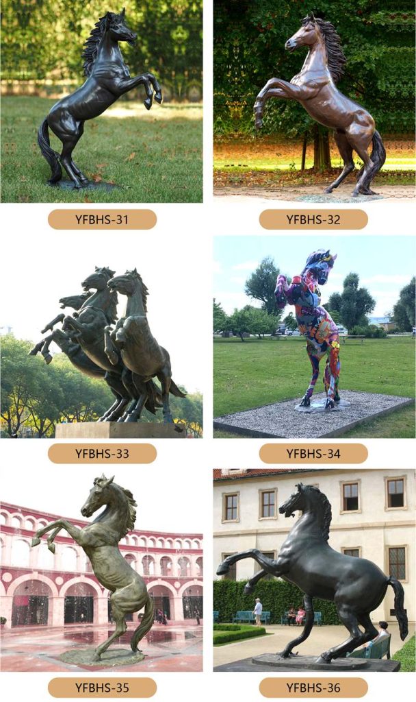 Life-size Horses sculpture