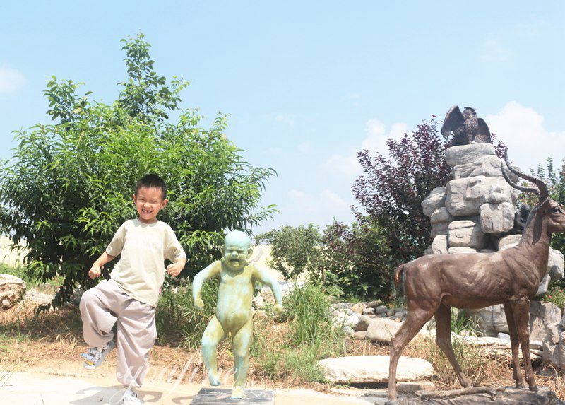 Lifesize Bronze child Sculpture