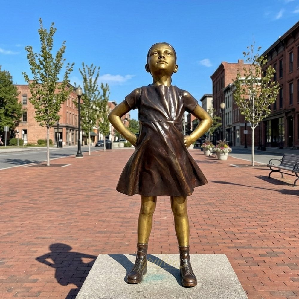 Bronze Fearless Girl Replica for Sale