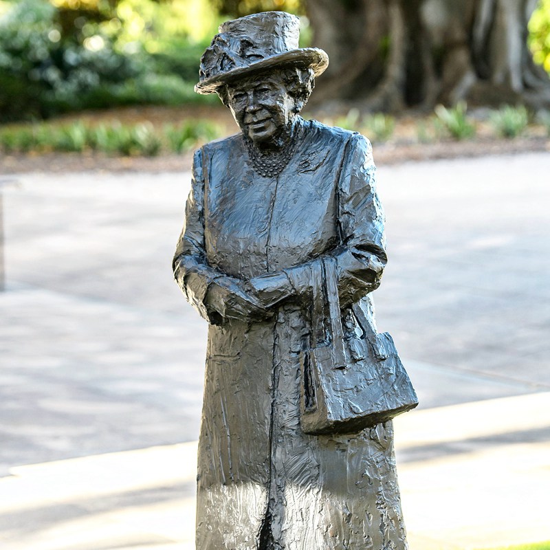 Queen Elizabeth II Famous Figure statue