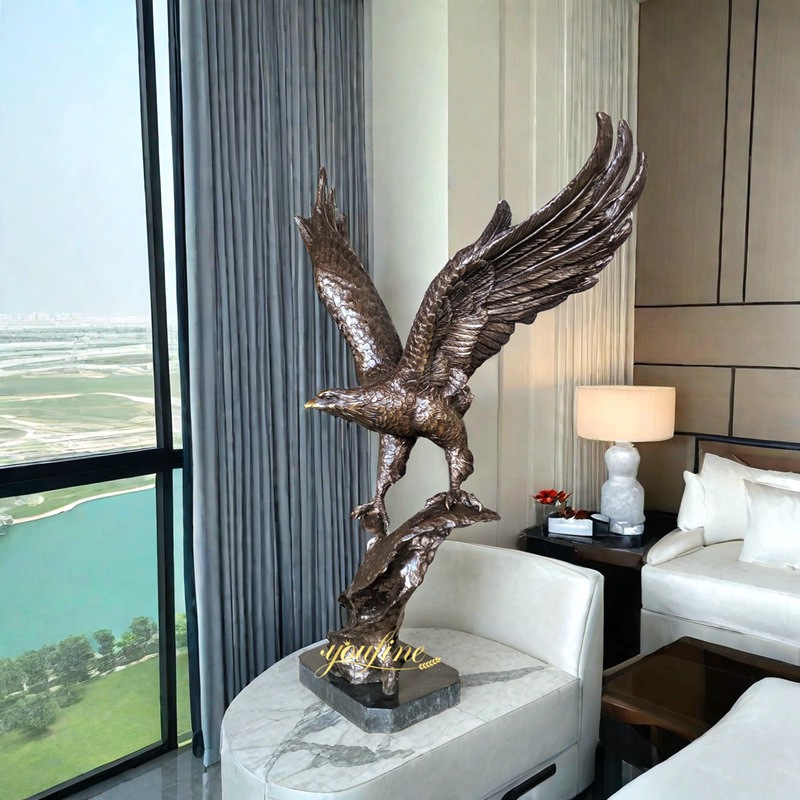 antique eagle sculpture