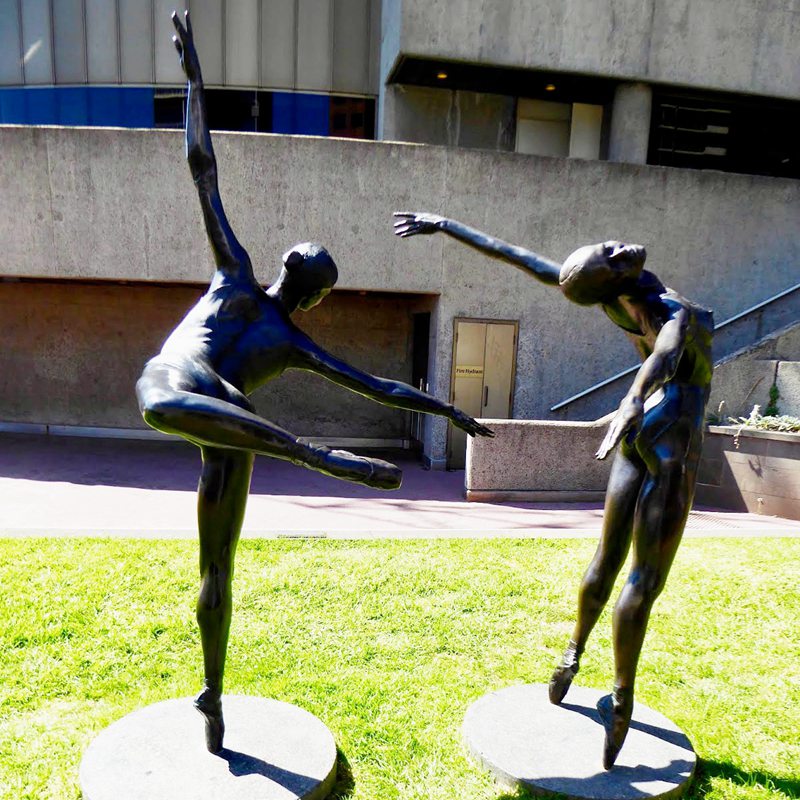 bronze ballerina statue