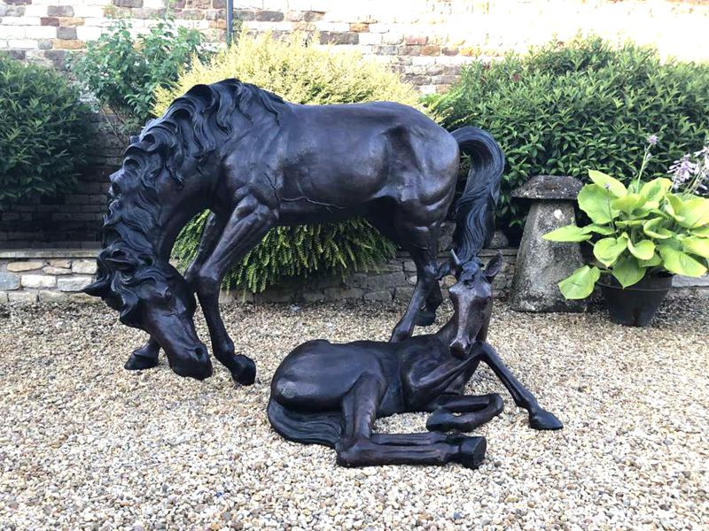 bronze-horse-statue-bronze-mare