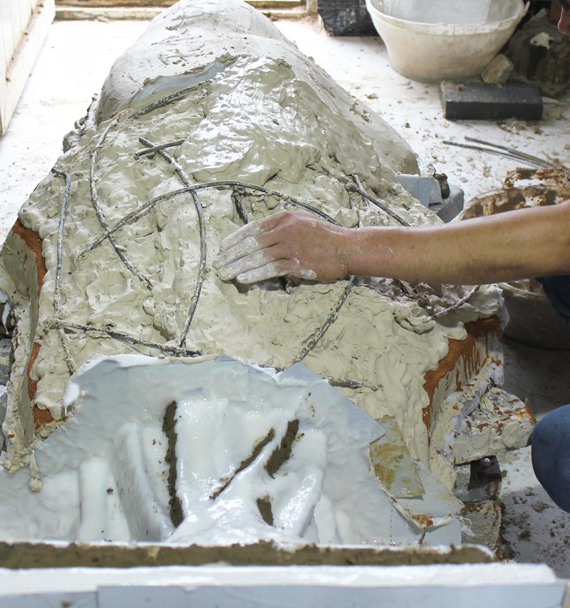 bronze statue Silicon Rubber Mould  Making